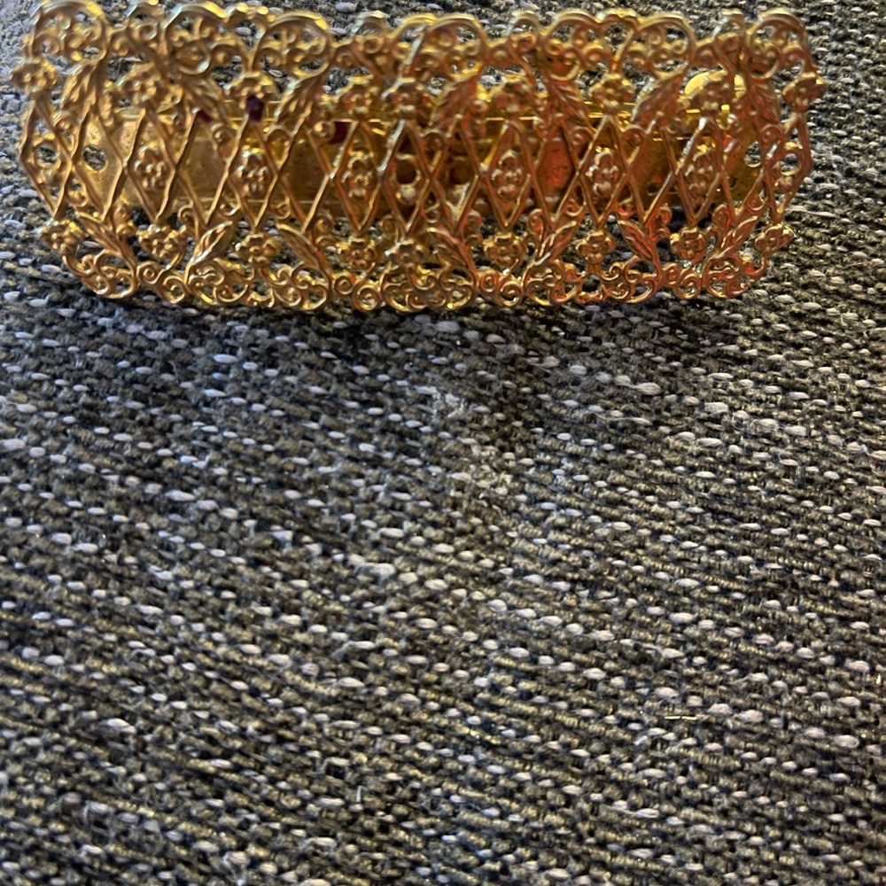 Gold Filigree Bracelet